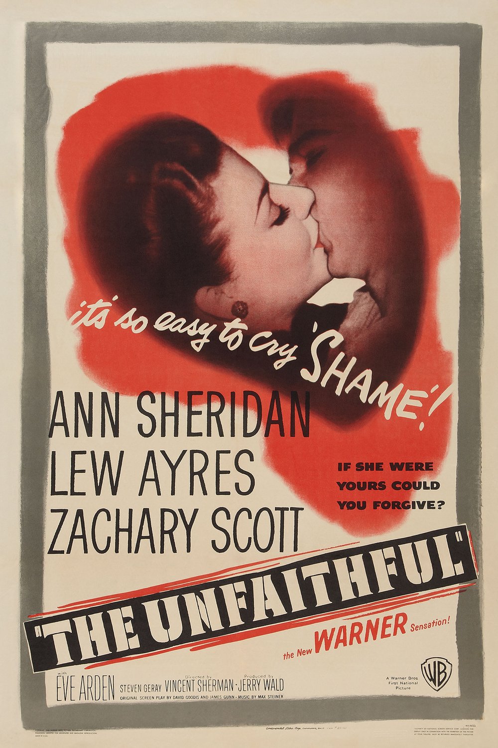 L'affiche du film The Unfaithful
