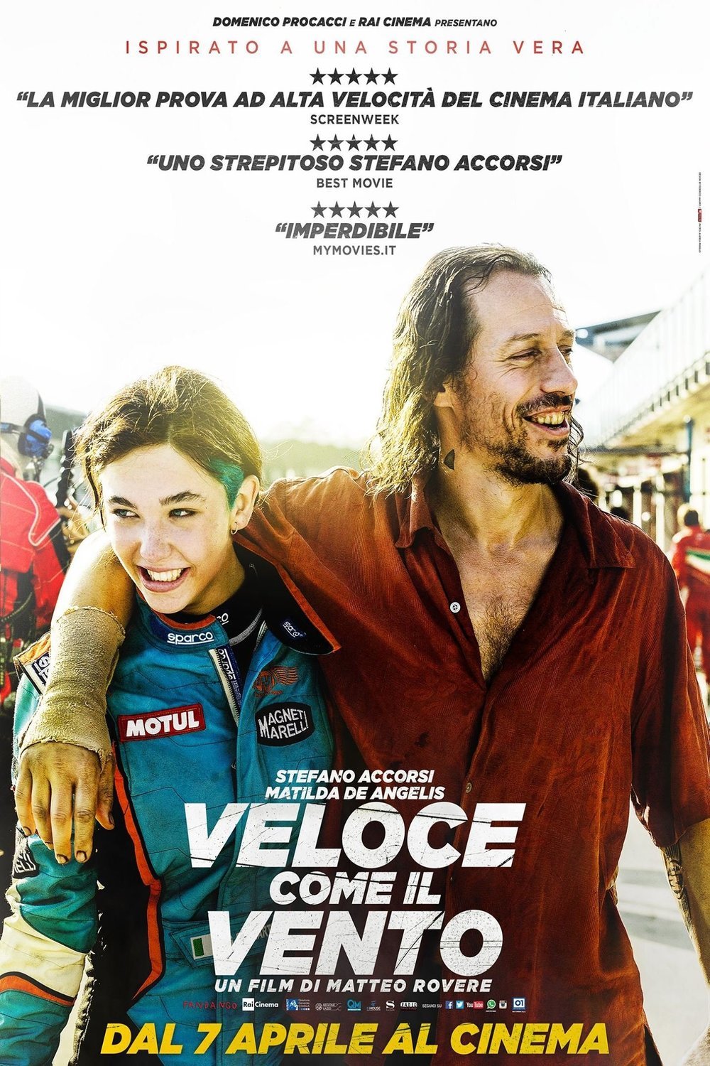 Poster of the movie Veloce come il vento [2016]