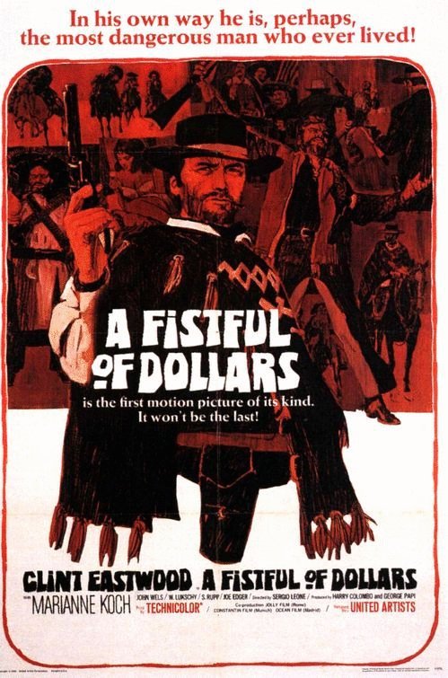 L'affiche du film A Fistful of Dollars