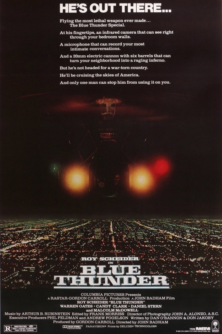 L'affiche du film Blue Thunder