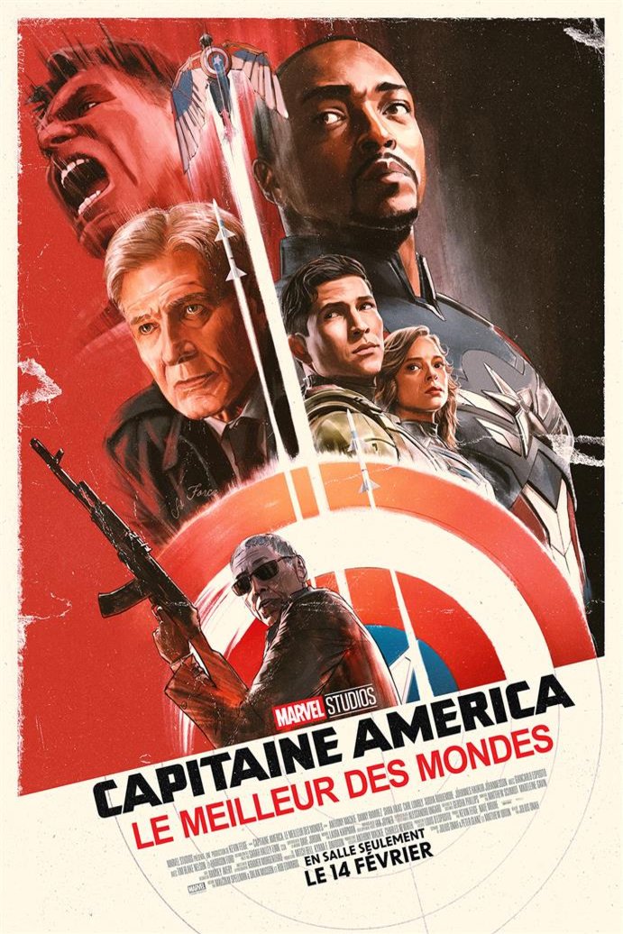 L'affiche du film Capitaine America: Le meilleur des mondes