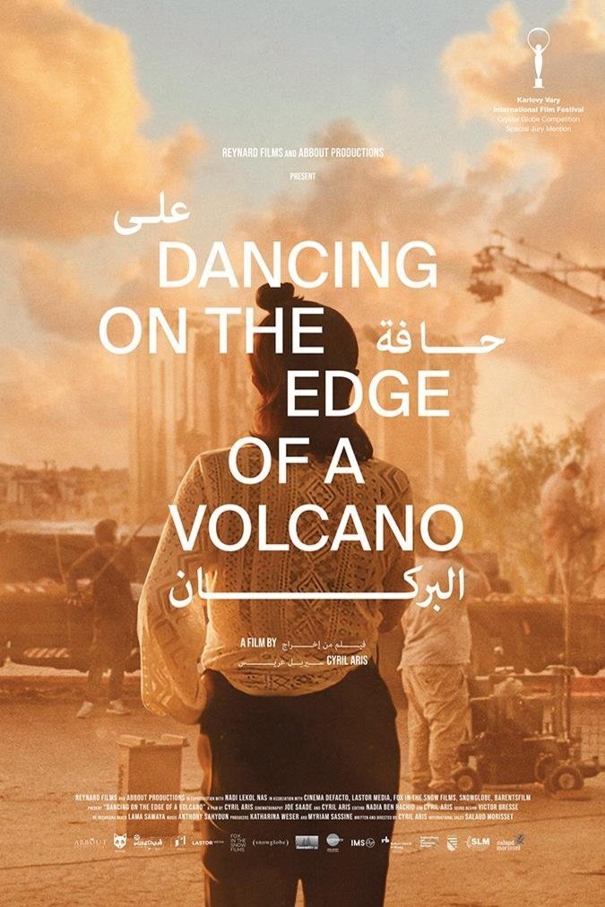 Arabic poster of the movie Dancing on the Edge of a Volcano