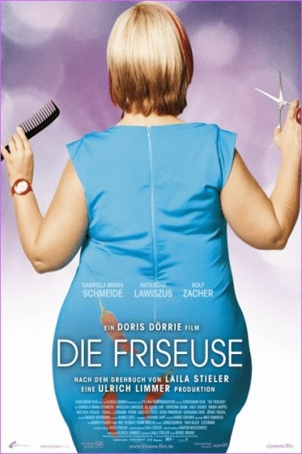 German poster of the movie The Hairdresser