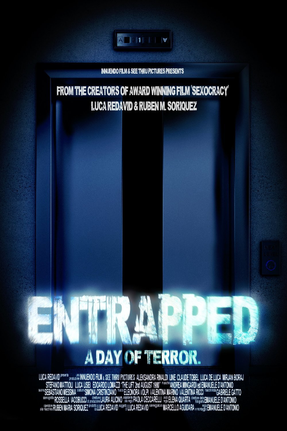 L'affiche originale du film Entrapped: a day of terror en italien