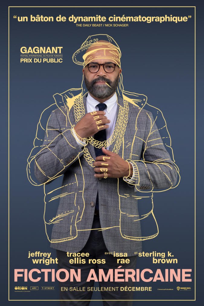 L'affiche du film Fiction américaine [2023]