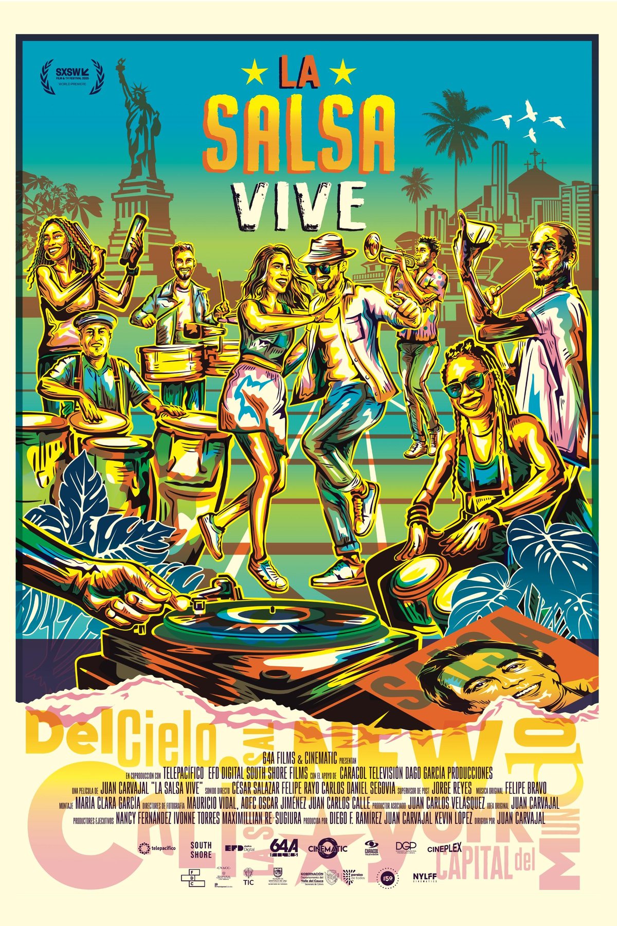L'affiche du film La salsa vive [2025]