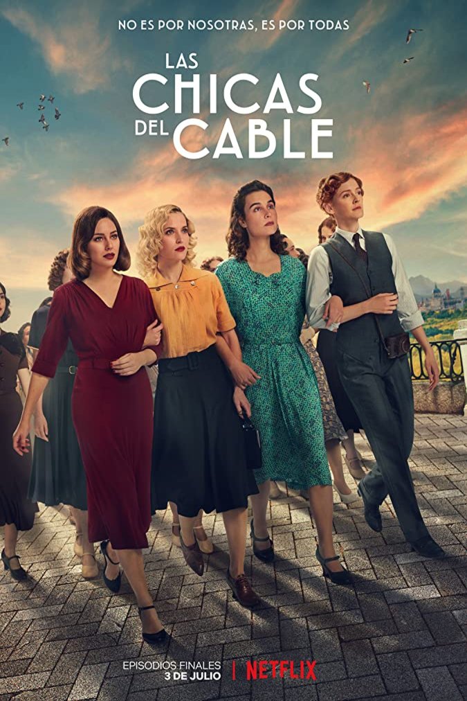 L'affiche originale du film Cable Girls en espagnol