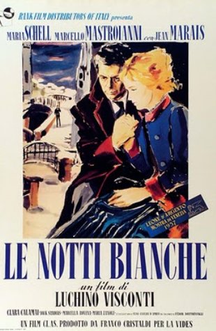 L'affiche originale du film Nuits blanches en italien