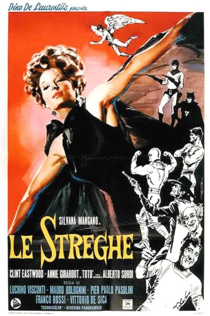 L'affiche originale du film Le Streghe en italien