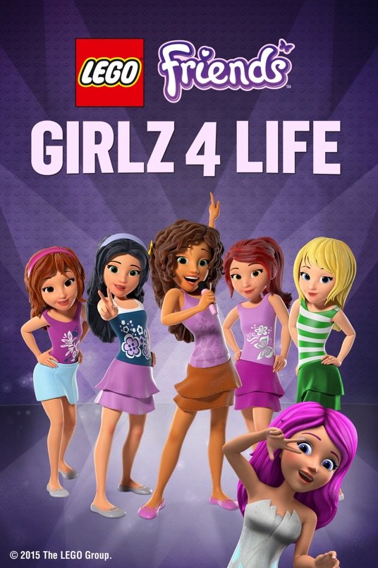 L'affiche du film Lego Friends: Girlz 4 Life