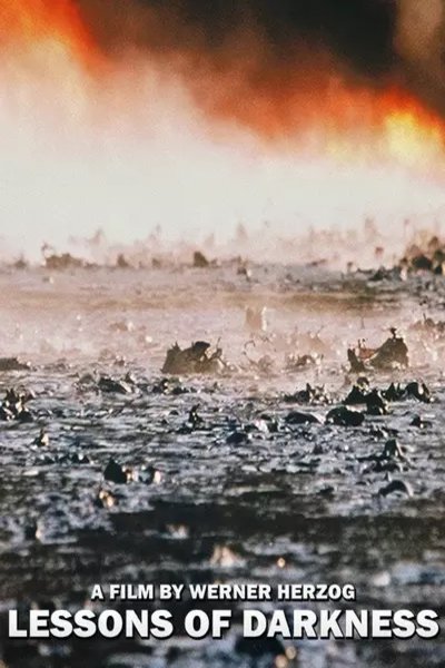 L'affiche du film Lessons of Darkness [1992]