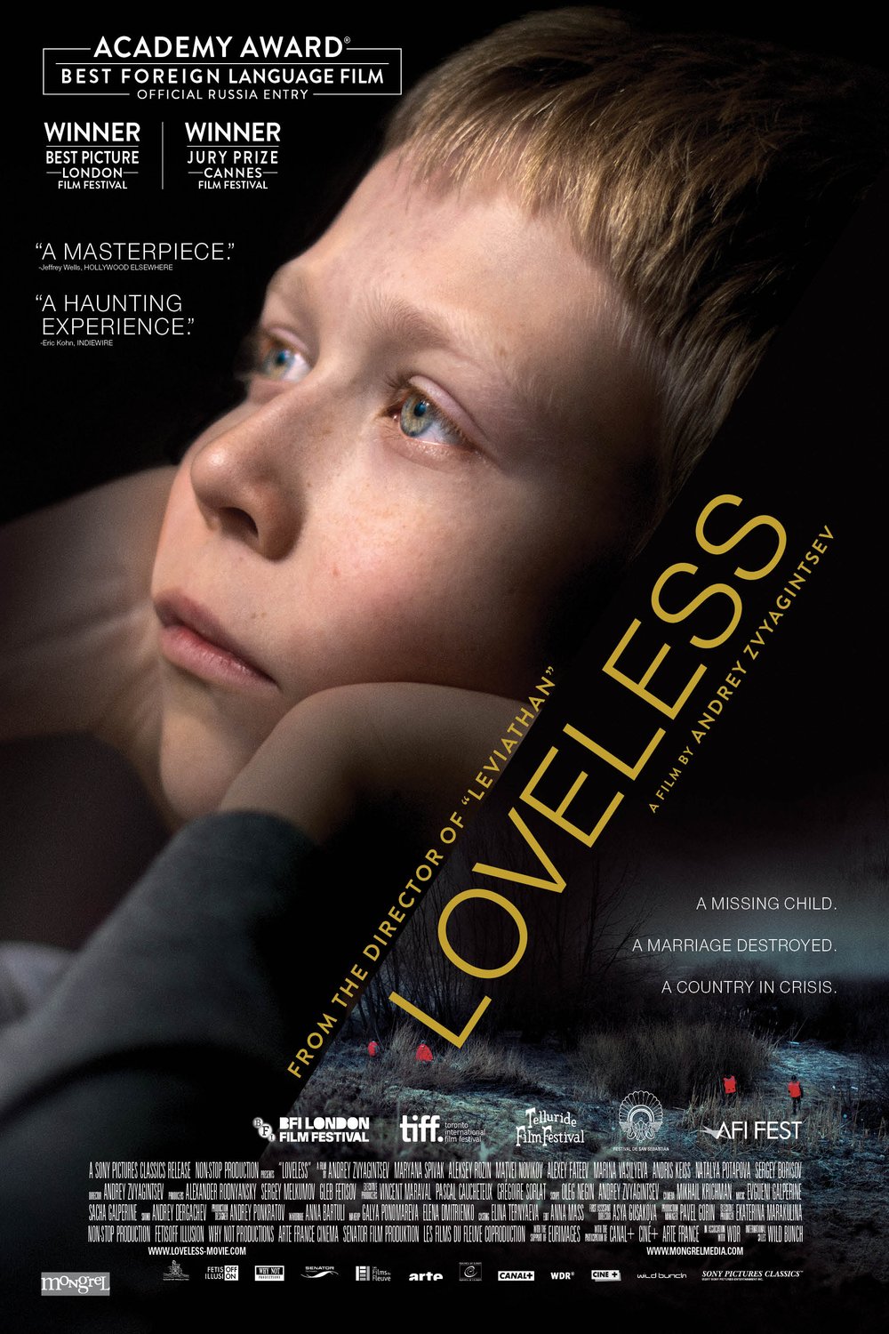 L'affiche du film Loveless