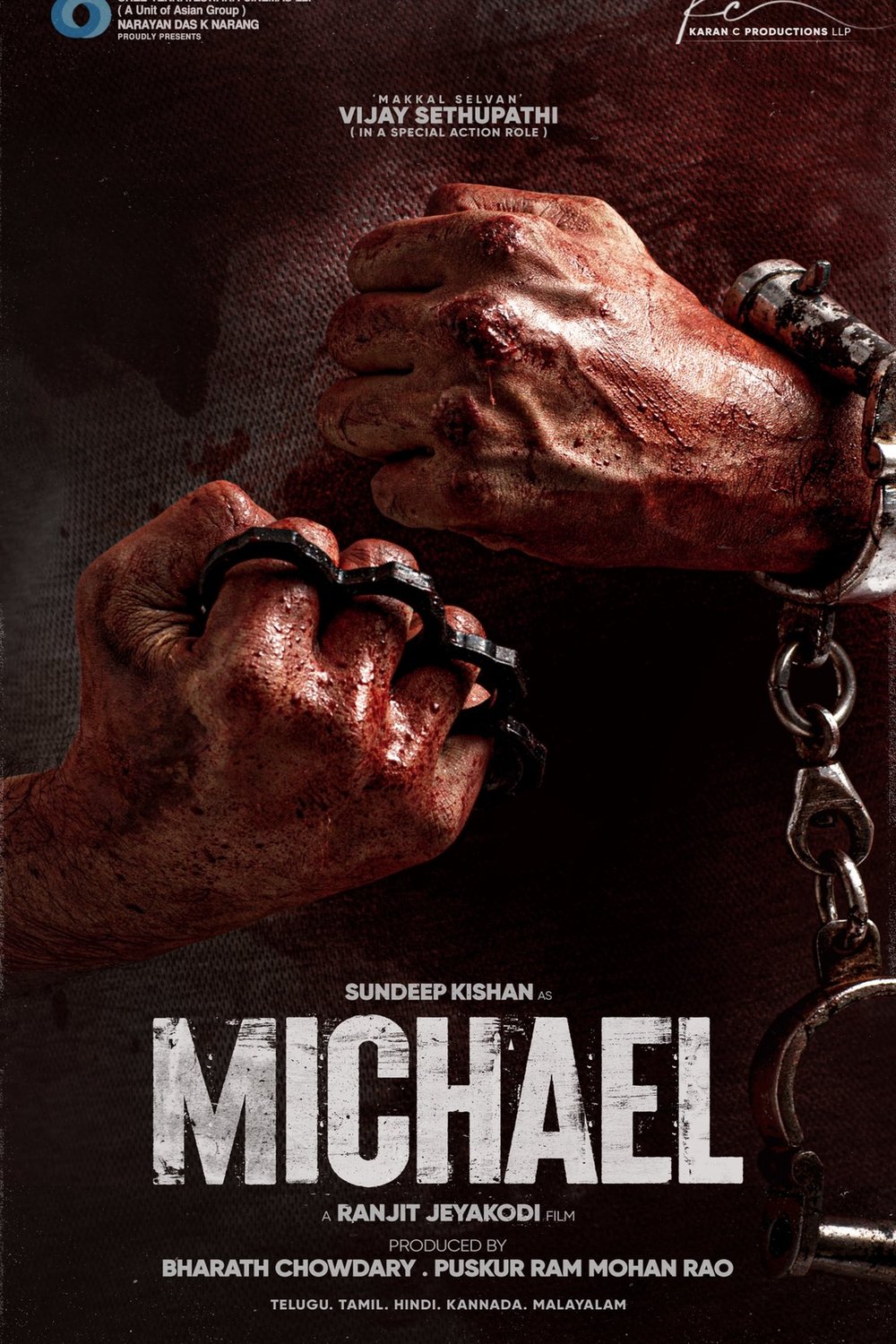 Tamil poster of the movie Michael