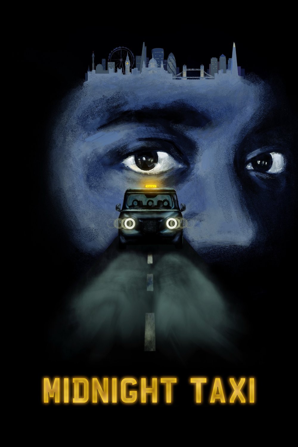 L'affiche du film Midnight Taxi [2024]