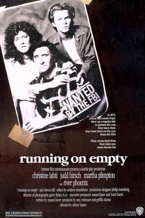L'affiche du film Running on Empty