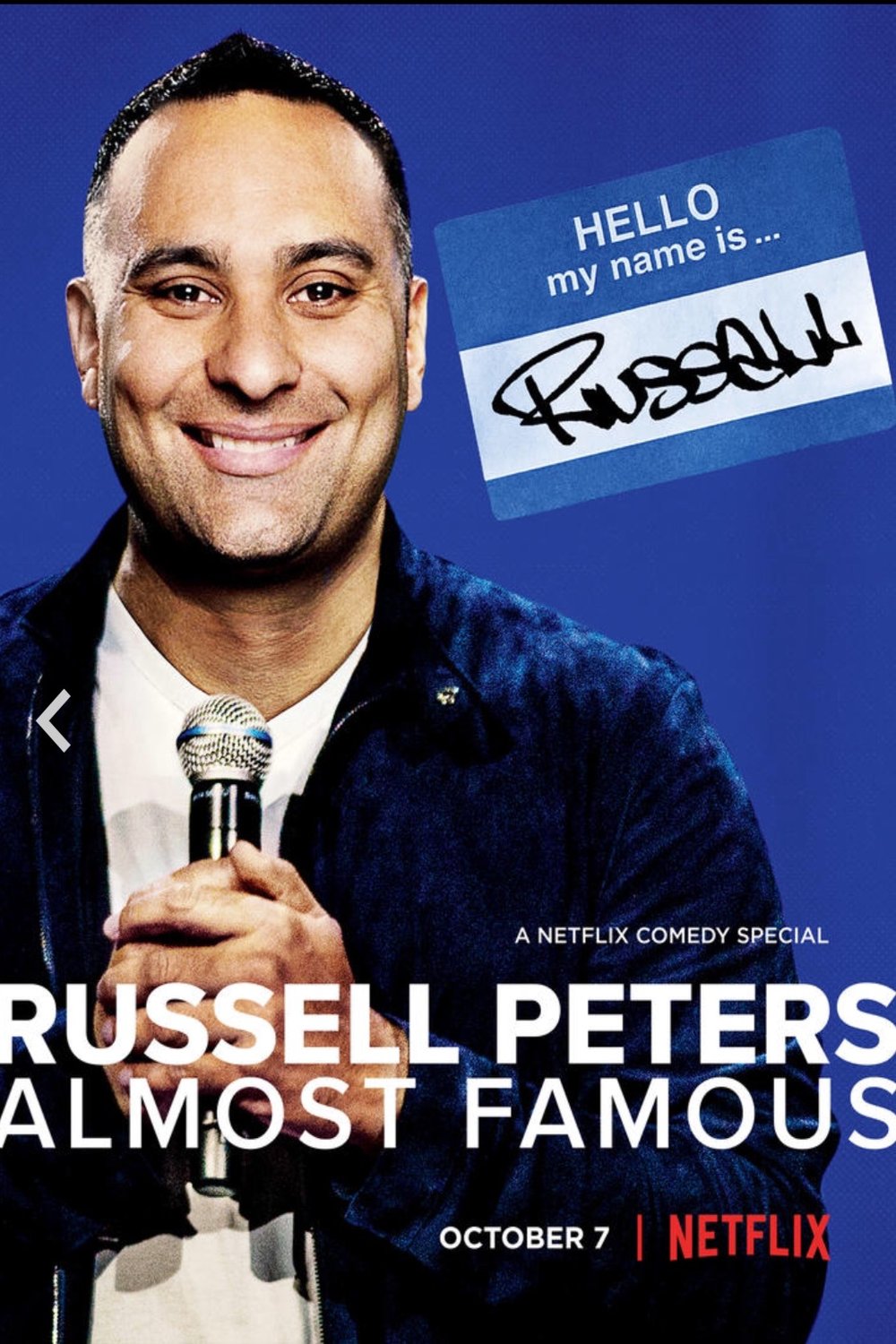 L'affiche du film Russell Peters: Almost Famous
