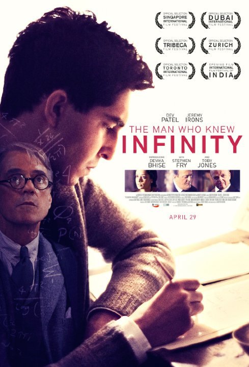 L'affiche du film The Man Who Knew Infinity