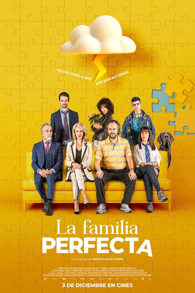 Spanish poster of the movie La familia perfecta