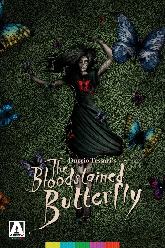 Italian poster of the movie The Bloodstained Butterfly