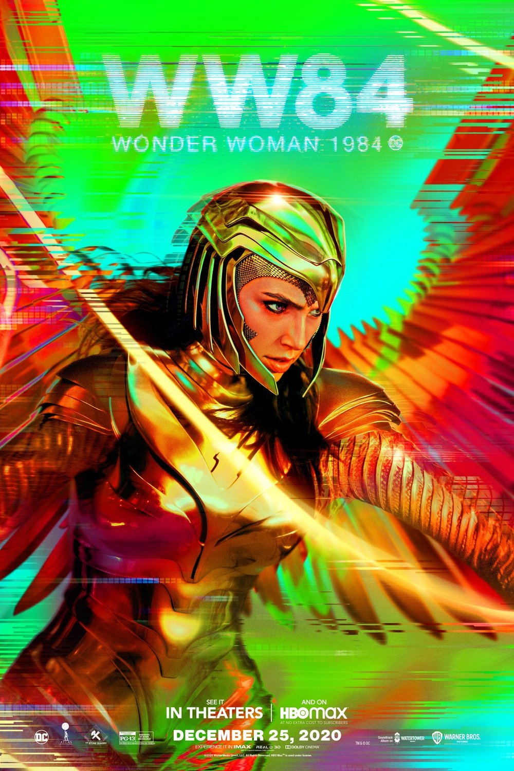 L'affiche du film Wonder Woman 1984 v.f.