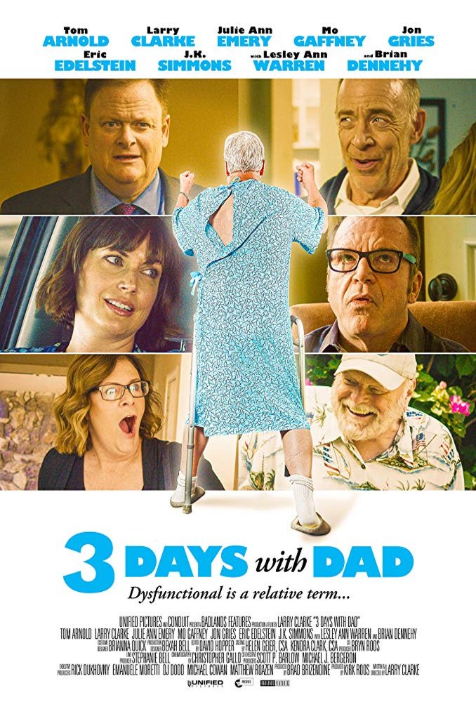 L'affiche originale du film 3 Days with Dad en anglais