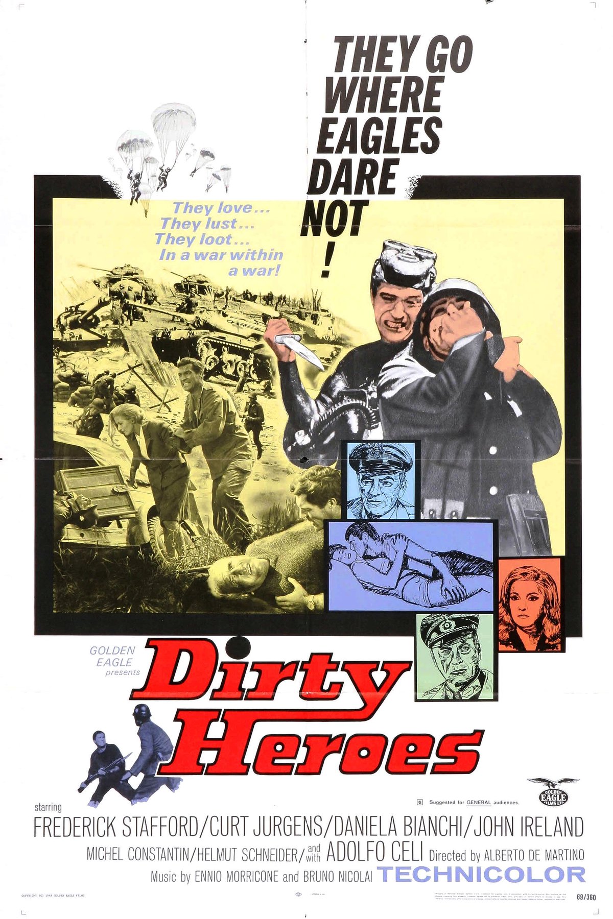 L'affiche du film Dirty Heroes [1967]