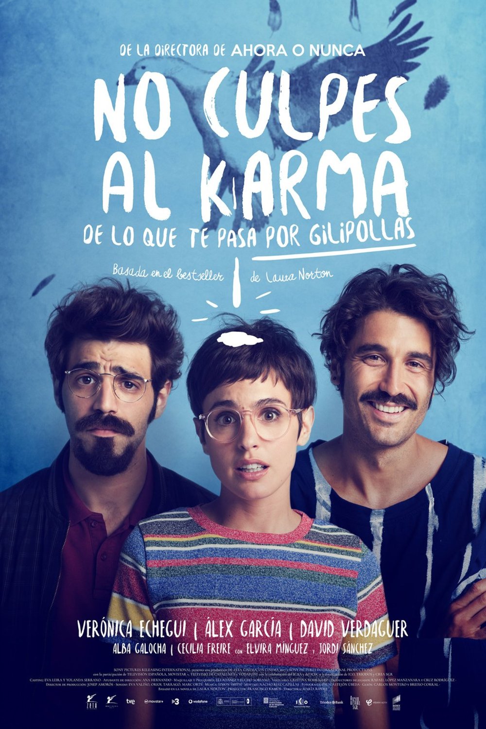 L'affiche originale du film Don't Blame the Kharma What Happens to You by A... en espagnol