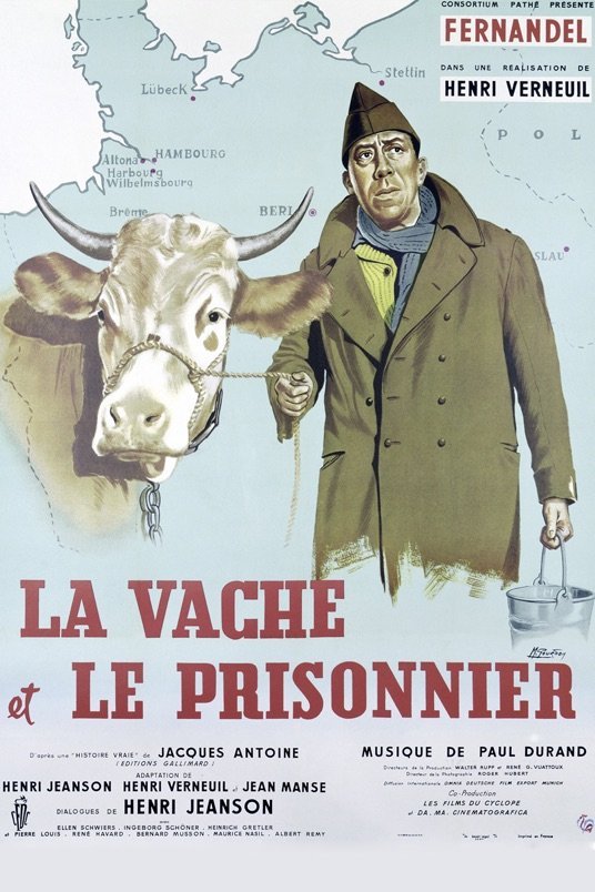 L'affiche du film La vache et le prisonnier