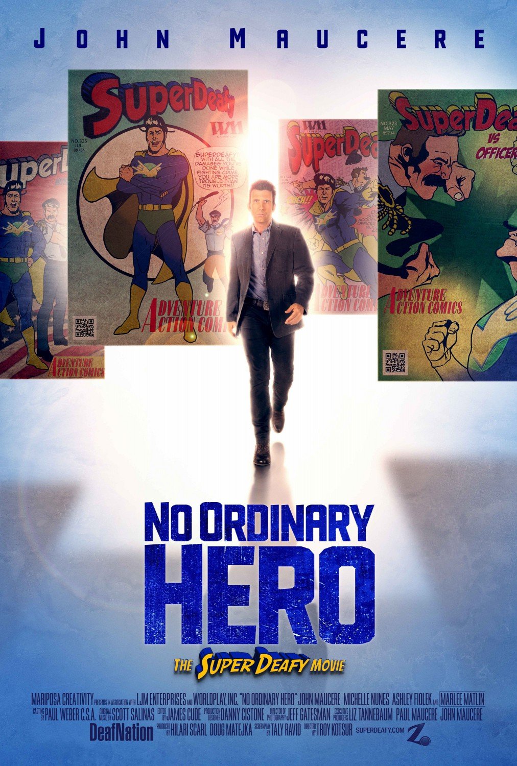 L'affiche du film No Ordinary Hero: The SuperDeafy Movie