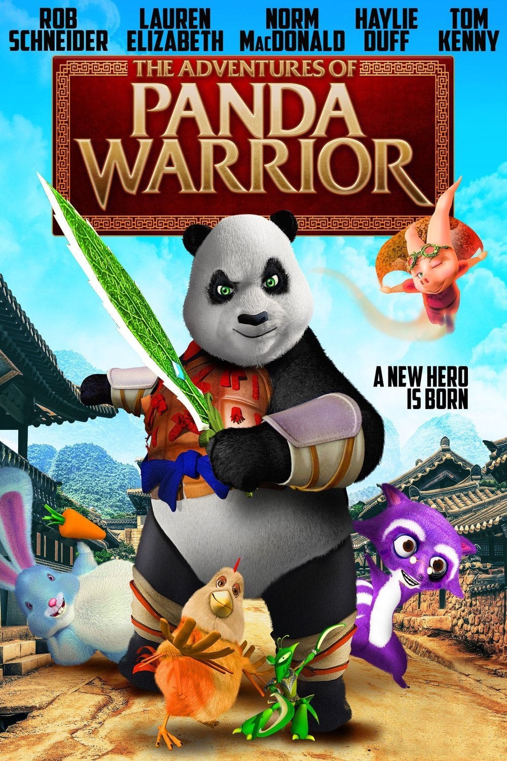 L'affiche du film The Adventures of Panda Warrior