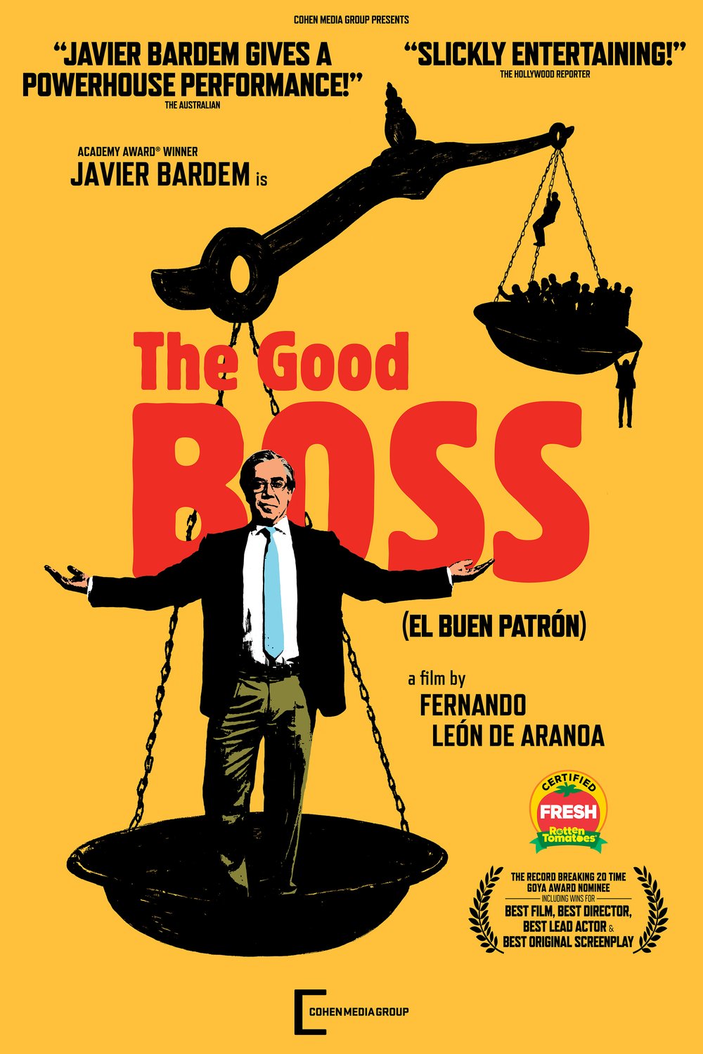 L'affiche du film The Good Boss