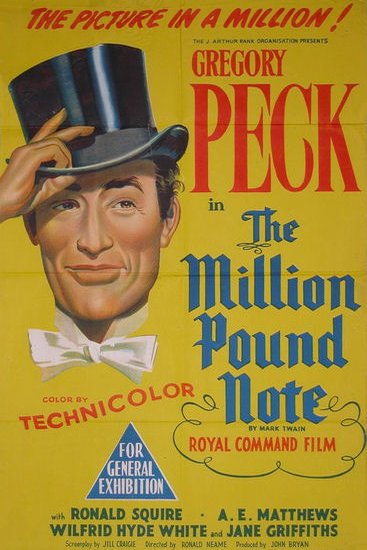 L'affiche du film The Million Pound Note