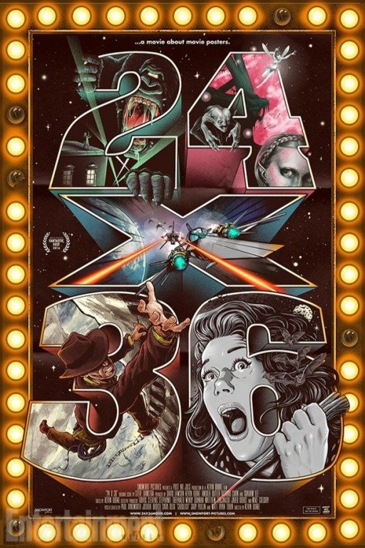 L'affiche du film 24X36: A Movie About Movie Posters