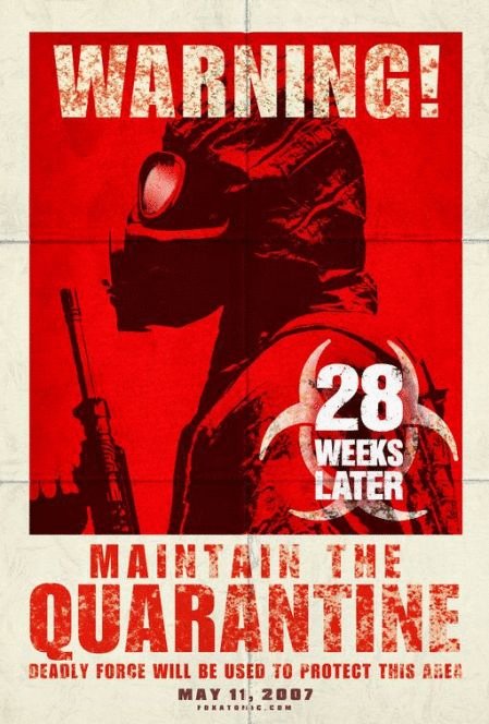 L'affiche du film 28 Weeks Later...