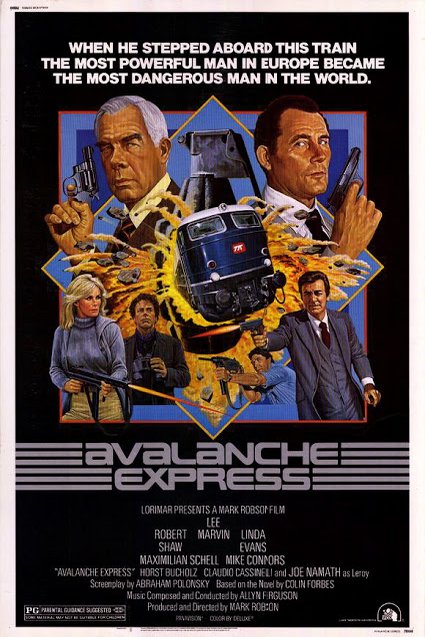 L'affiche du film Avalanche Express