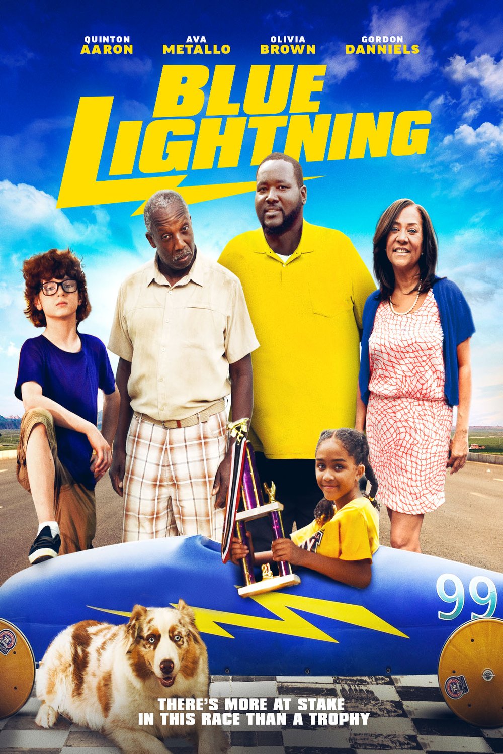 L'affiche du film Blue Lightning [2022]