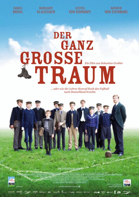German poster of the movie Der ganz große Traum
