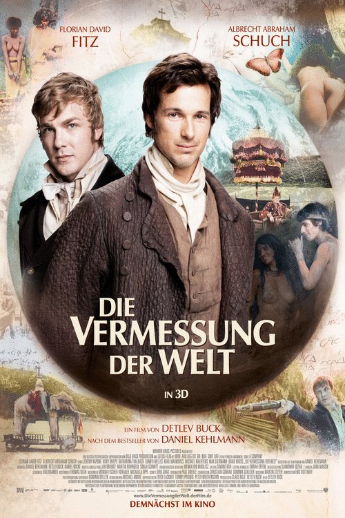 German poster of the movie Die Vermessung der Welt