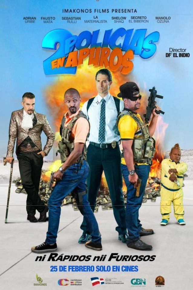 Spanish poster of the movie Dos Policias en Apuros
