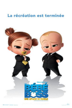 L'affiche du film The Boss Baby 2