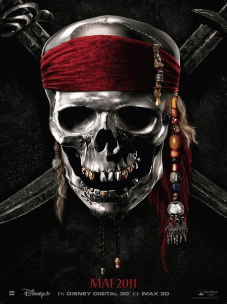 L'affiche du film Pirates des Caraïbes: La Fontaine de Jouvence