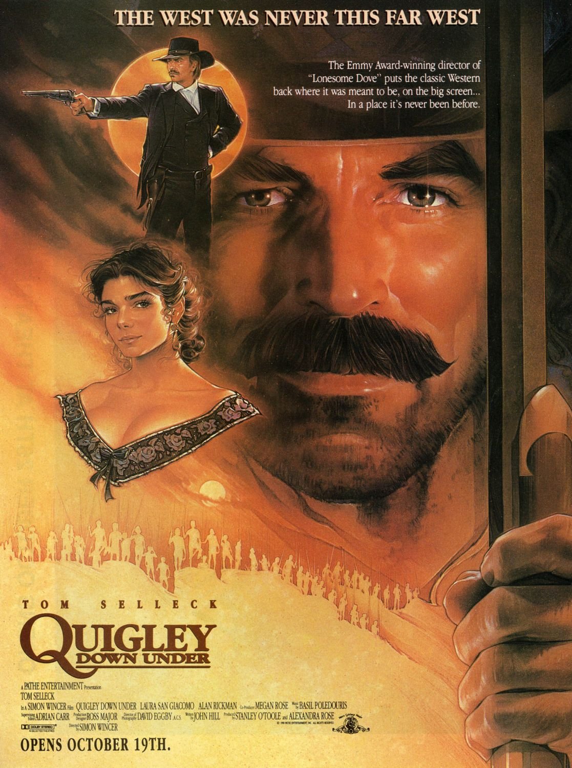 L'affiche du film Quigley Down Under