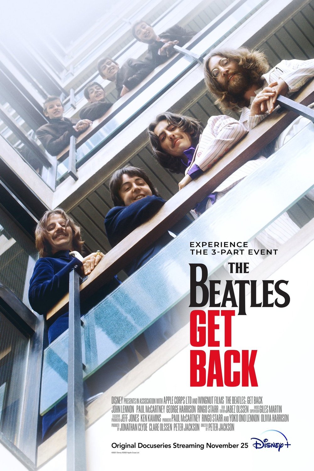 L'affiche du film The Beatles: Get Back