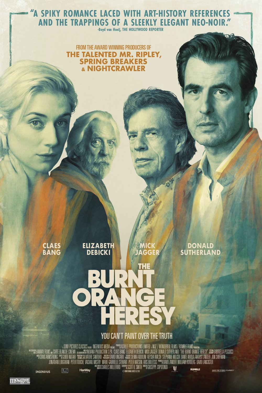 L'affiche du film The Burnt Orange Heresy [2019]