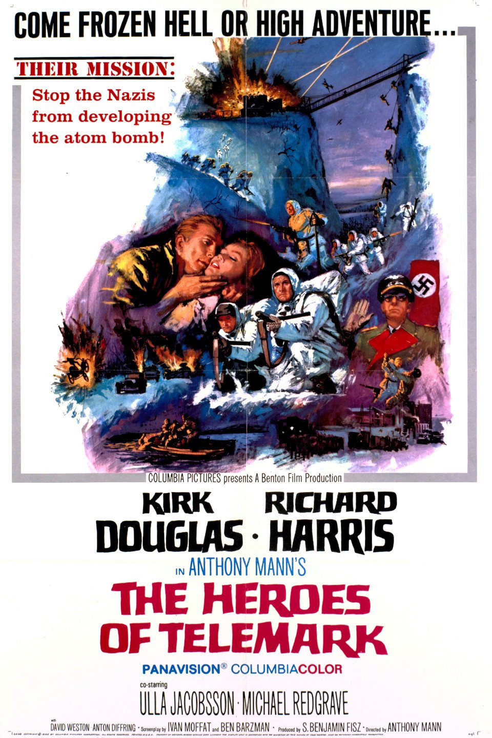 L'affiche du film The Heroes of Telemark