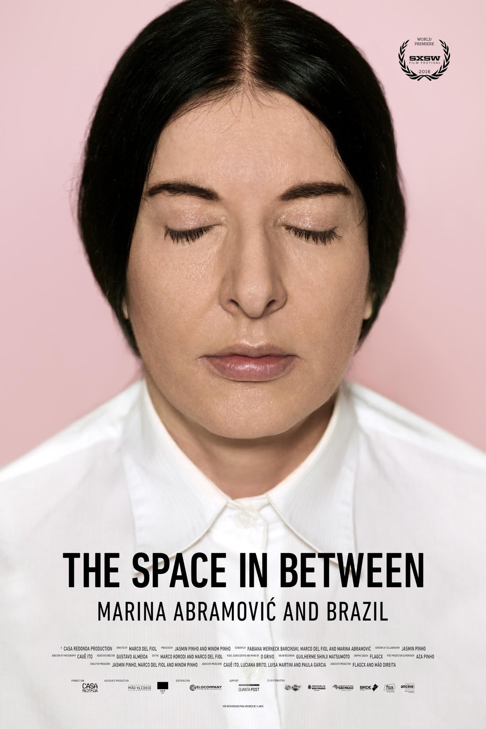 Poster of the movie The Space in Between: Marina Abramovic and Brazil