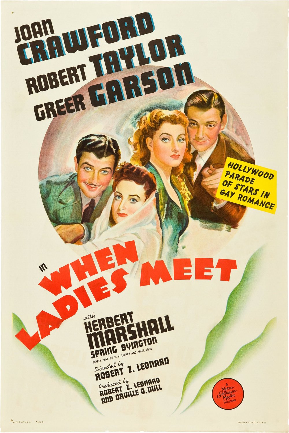L'affiche du film When Ladies Meet