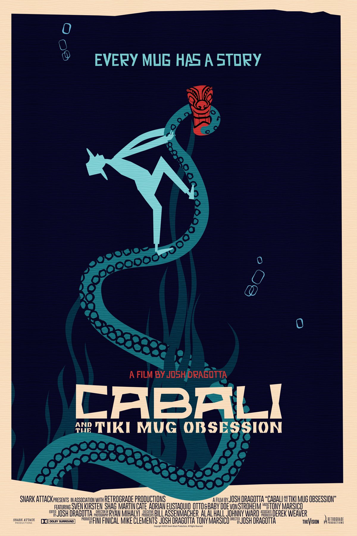 L'affiche du film Cabali and the Tiki Mug Obsession [2025]