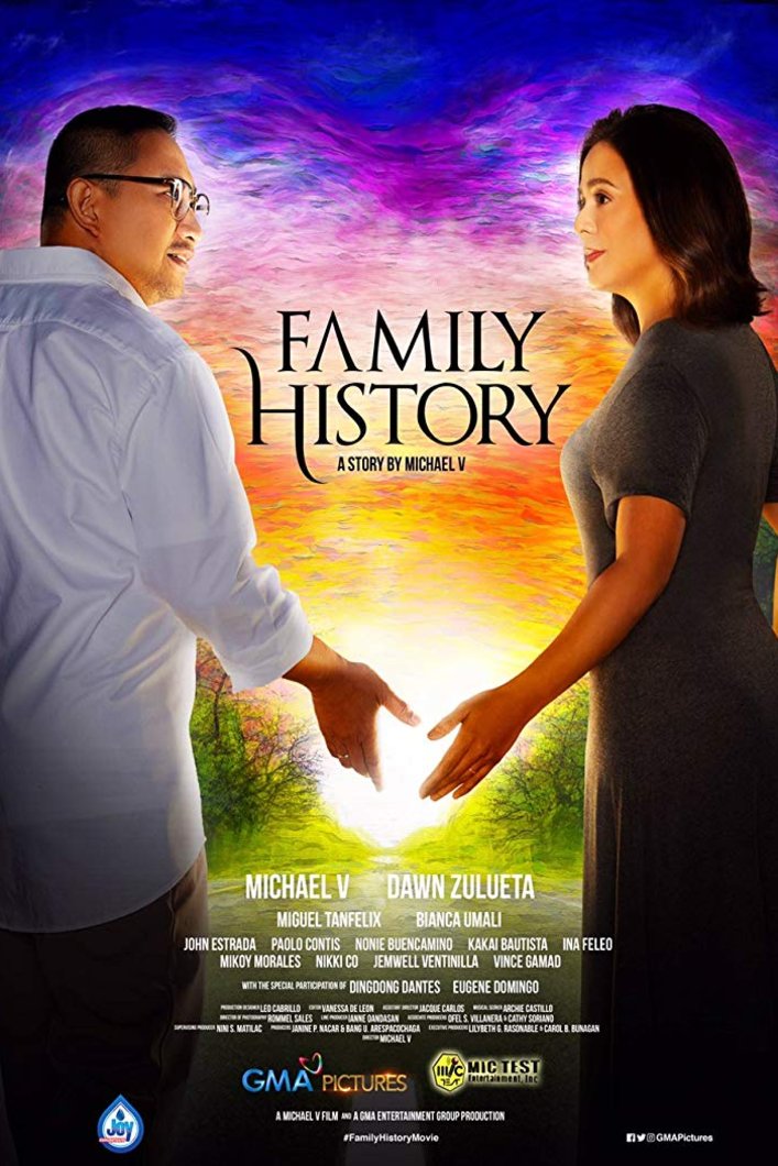 Tagalog poster of the movie Family History