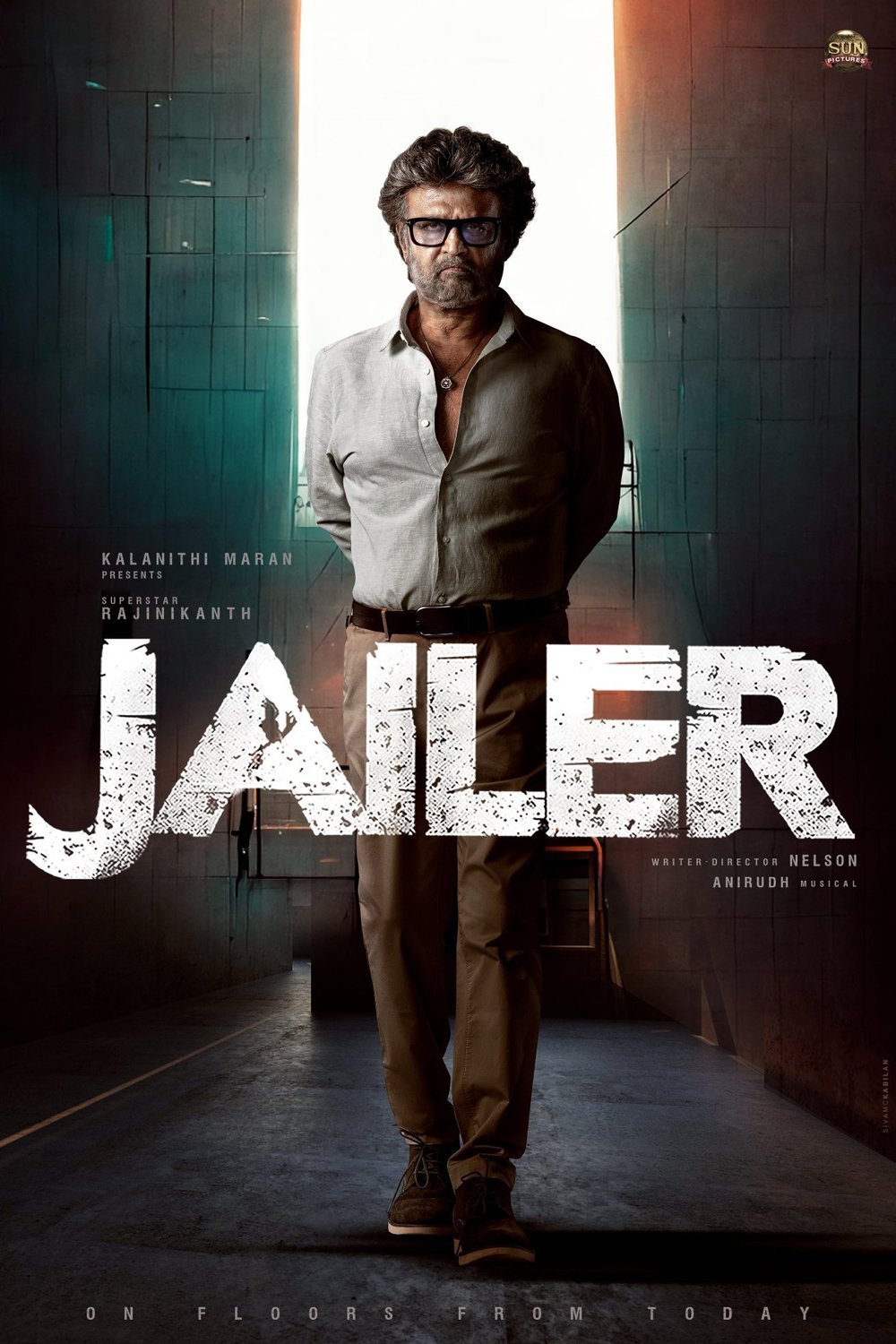 L'affiche originale du film Jailer en Tamoul